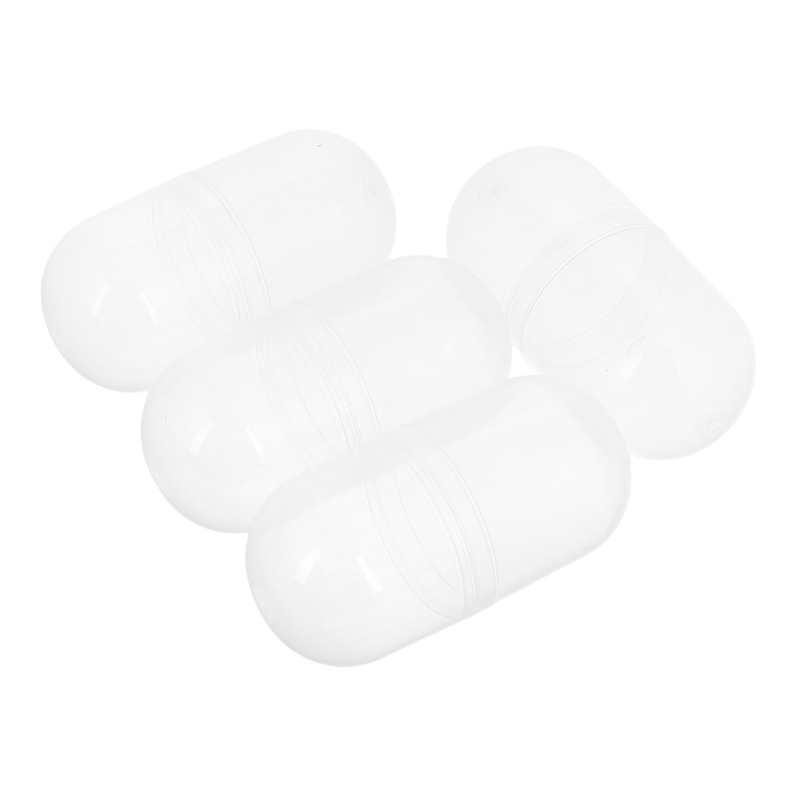 Prize Capsule Toy Machine - 4 unidades de cápsulas transparentes rellenable