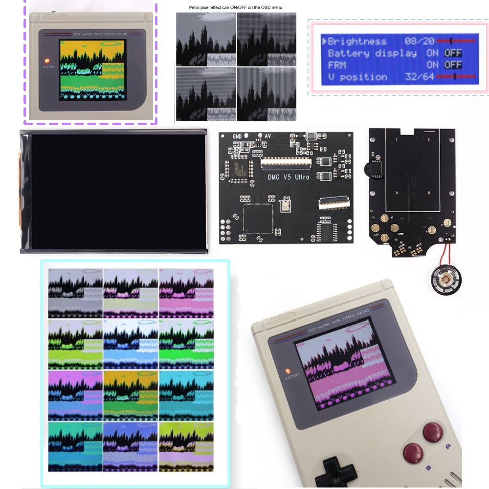Lcd Screen Arcade - Pantalla RIPS con 36 modos de