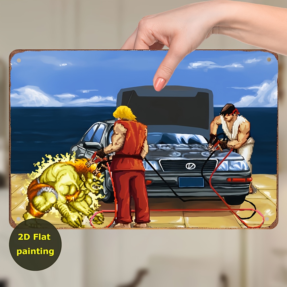 Letrero de hierro vintage, pós - Arcade Games & Vending Llc reseña y precio