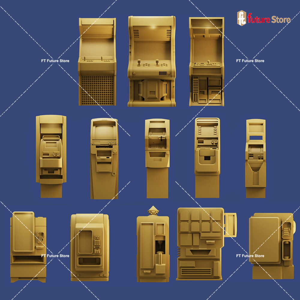 Impresión 3D 1/64, Figura de M - Arcade Games Vending reseña y precio