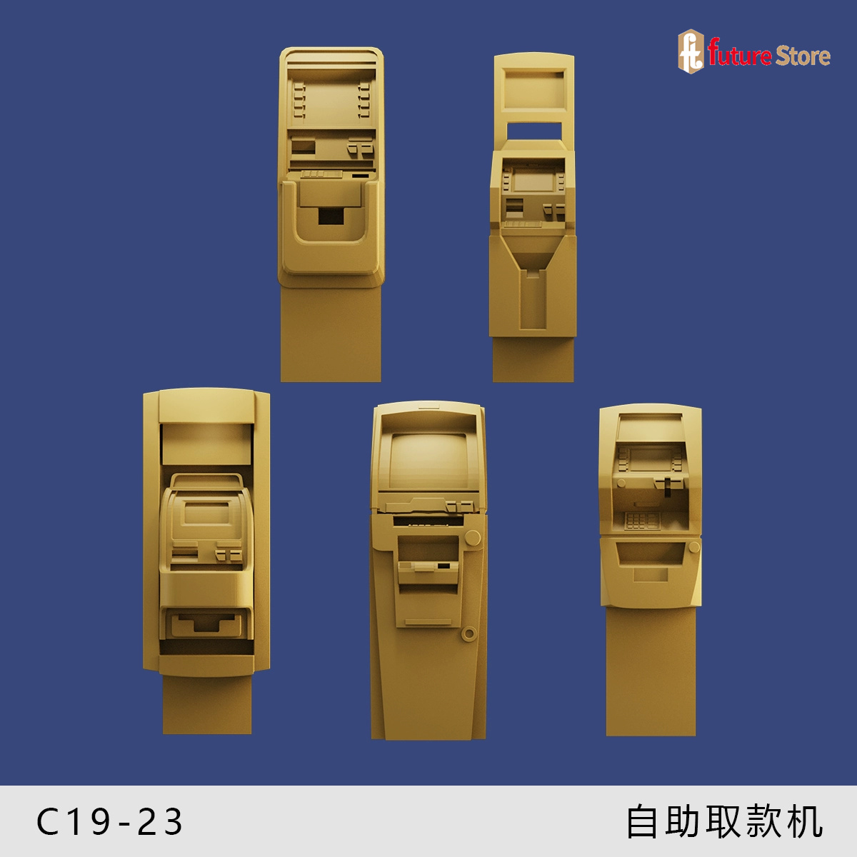 Impresión 3D 1/64, Figura de M - Arcade Games Vending reseña y precio