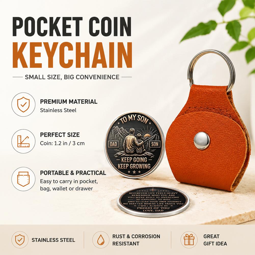 Llavero de Cuero con Moneda de - Token Coin Mechanism reseña y precio