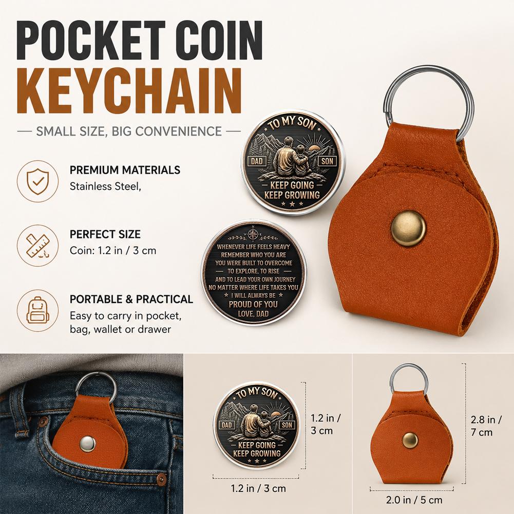 Llavero de Cuero con Moneda de - Token Coin Mechanism reseña y precio