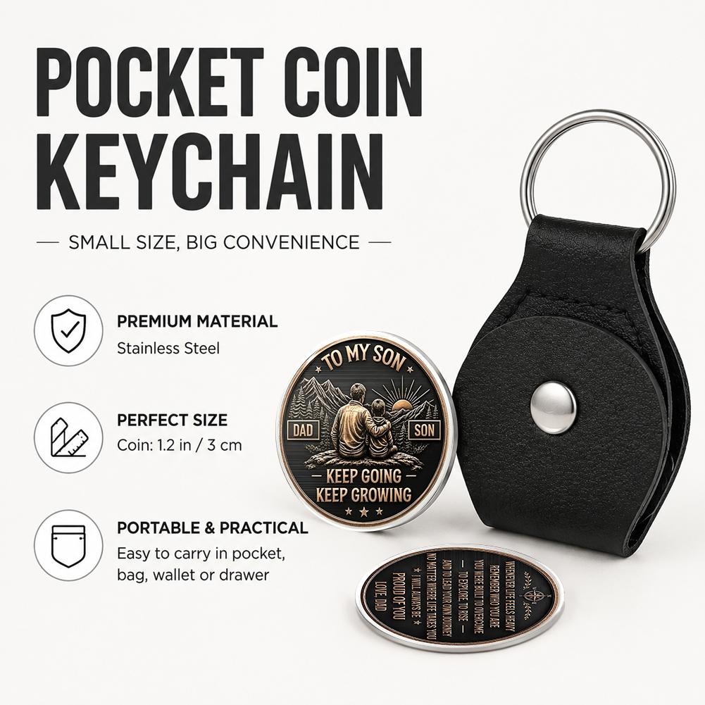 Llavero de Cuero con Moneda de - Token Coin Mechanism reseña y precio