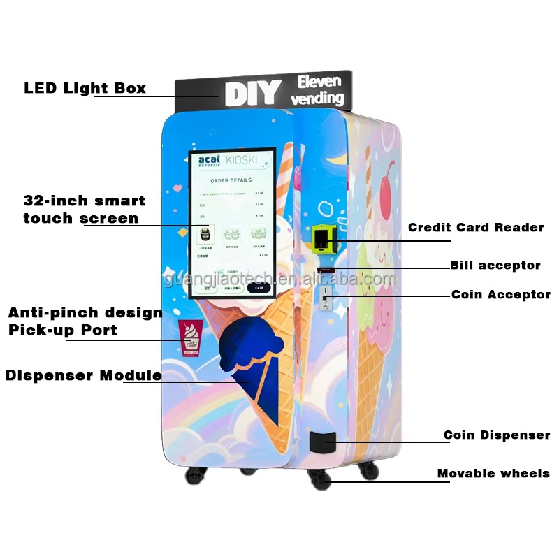 Máquina Expendedora de Helados - Commercial Vending Machine reseña y precio